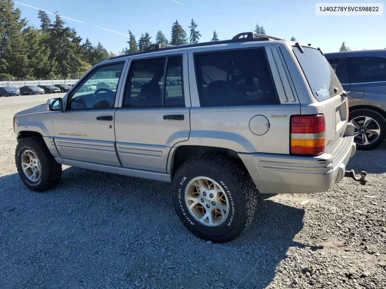 1997 Jeep Grand Cherokee Limited VIN: 1J4GZ78Y5VC598822 Lot: 74306474