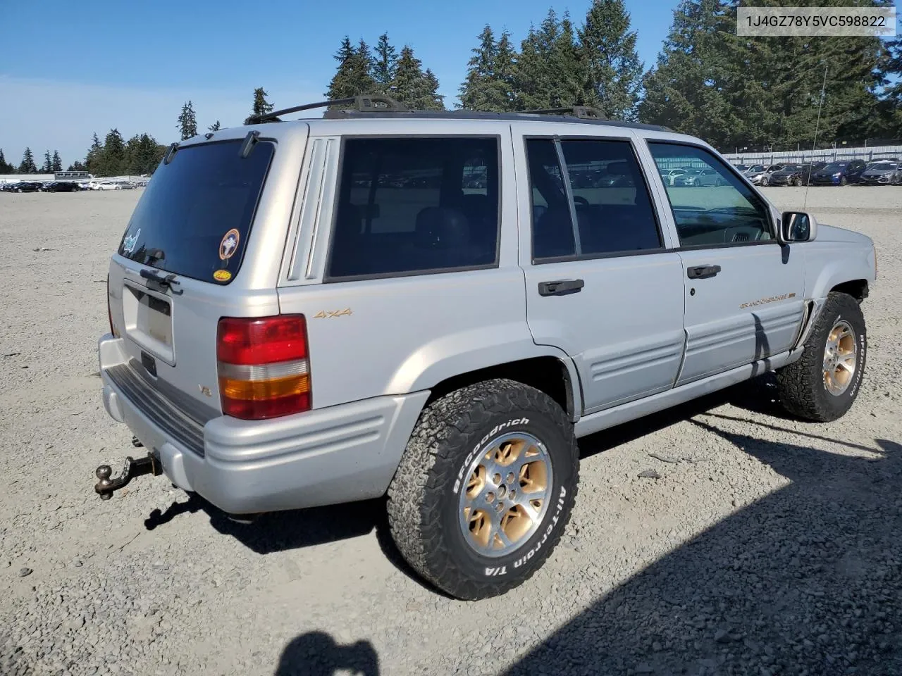 1997 Jeep Grand Cherokee Limited VIN: 1J4GZ78Y5VC598822 Lot: 74306474