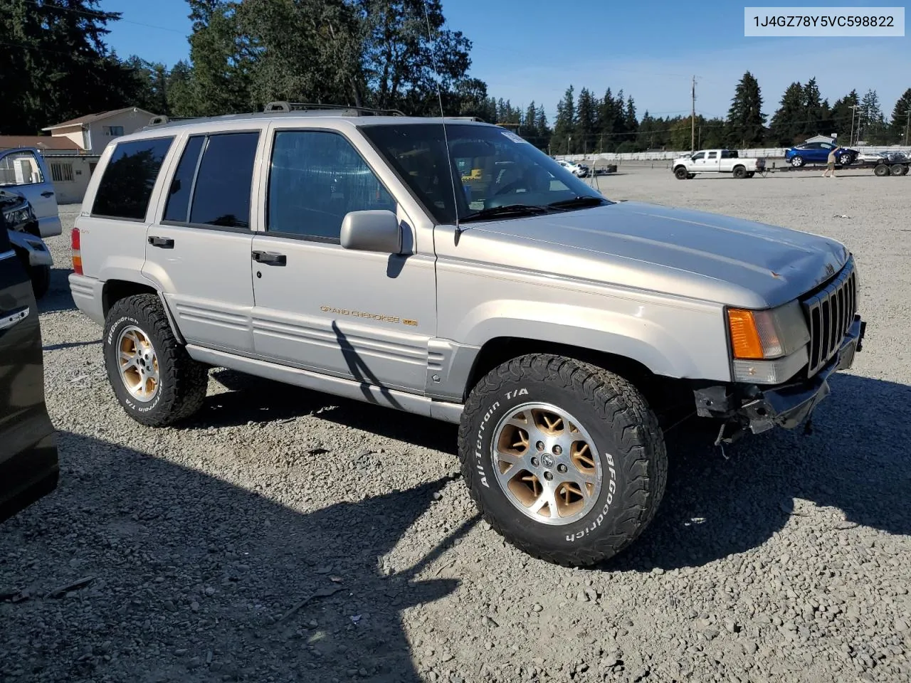 1997 Jeep Grand Cherokee Limited VIN: 1J4GZ78Y5VC598822 Lot: 74306474