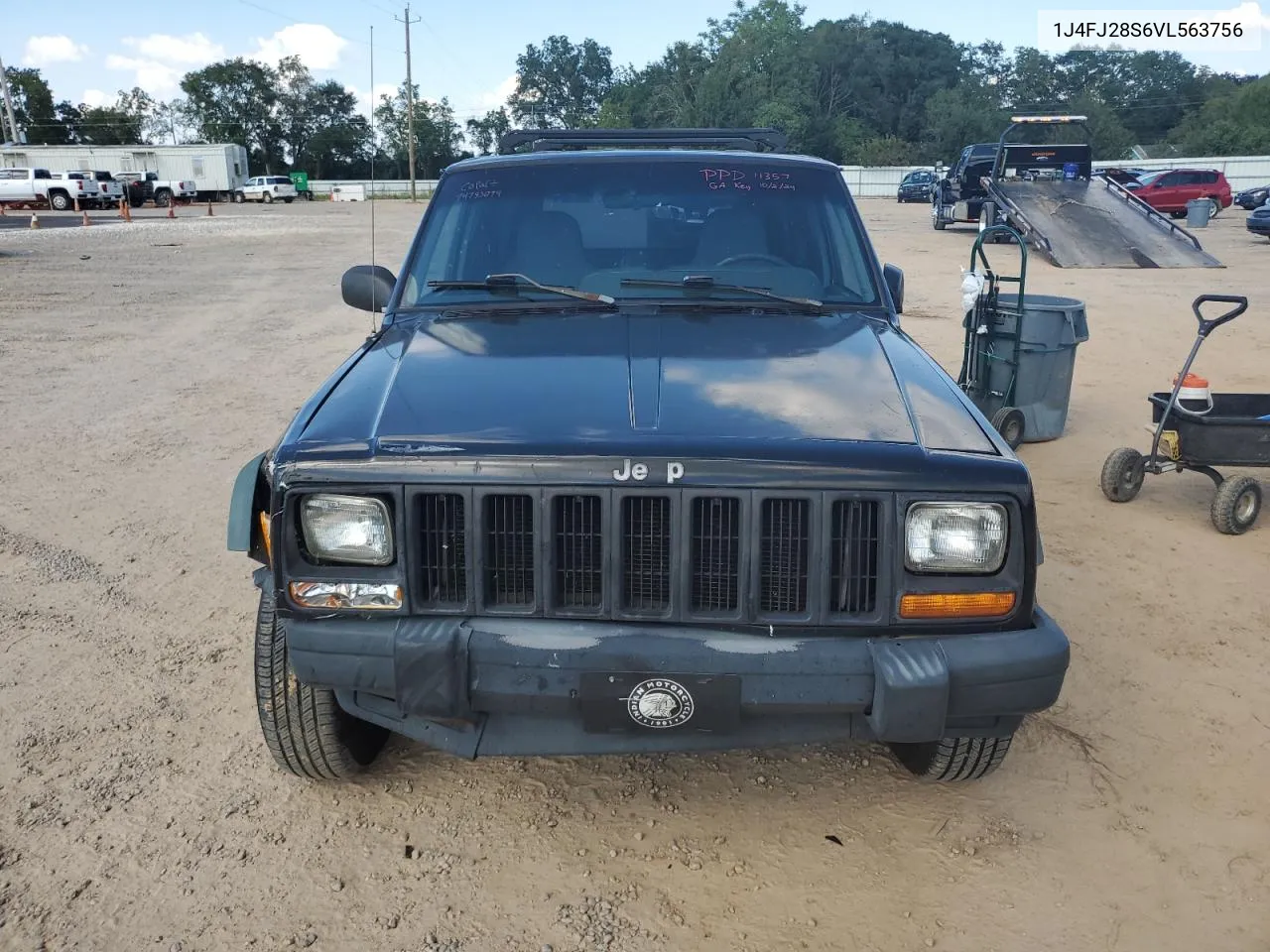 1997 Jeep Cherokee Se VIN: 1J4FJ28S6VL563756 Lot: 74795074