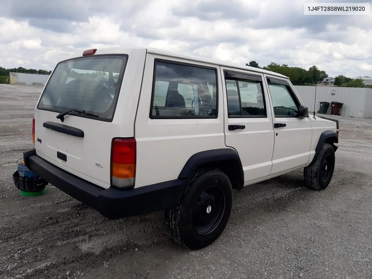 1998 Jeep Cherokee Se VIN: 1J4FT28S8WL219020 Lot: 67757004