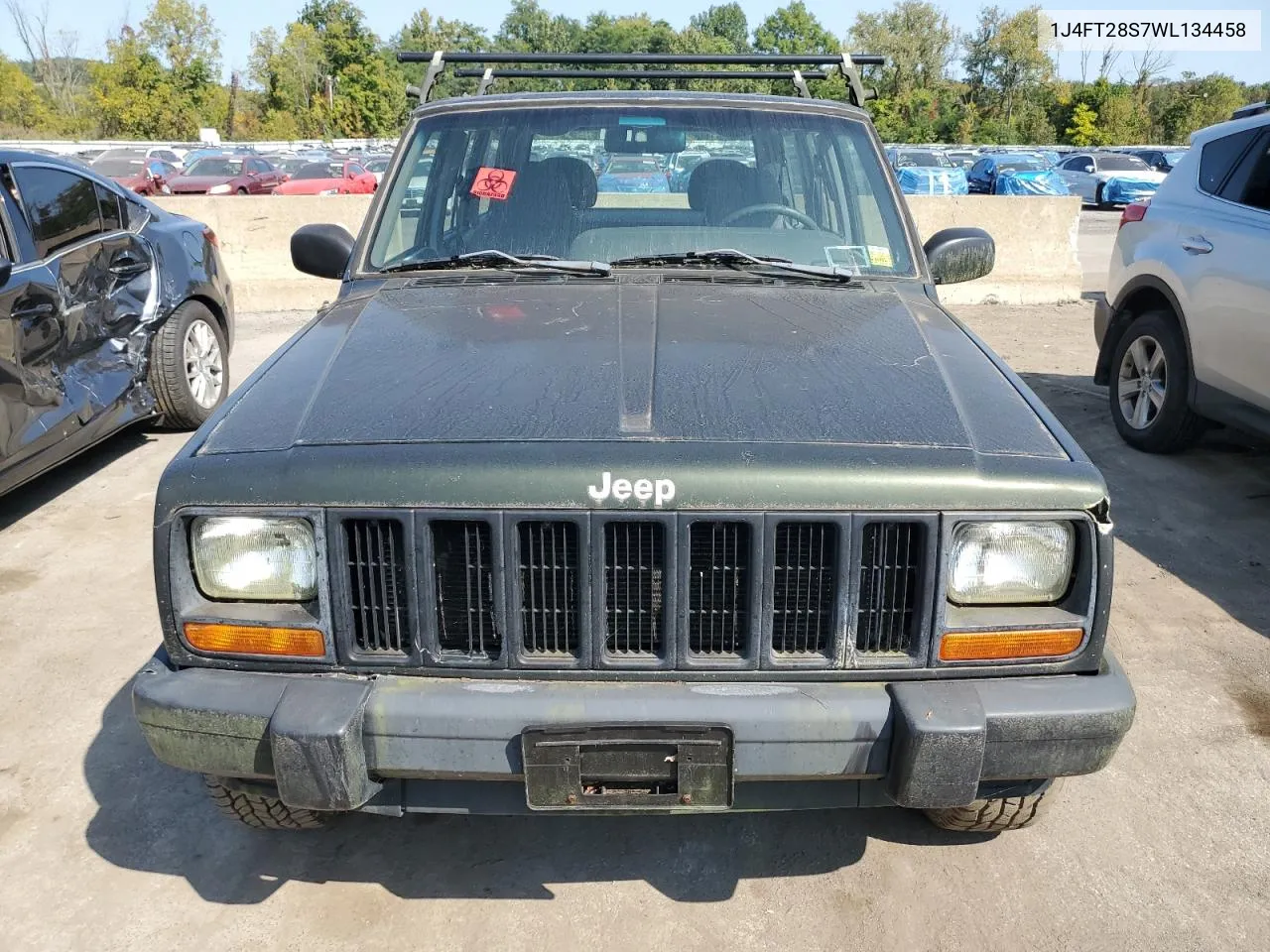 1998 Jeep Cherokee Se VIN: 1J4FT28S7WL134458 Lot: 69978964