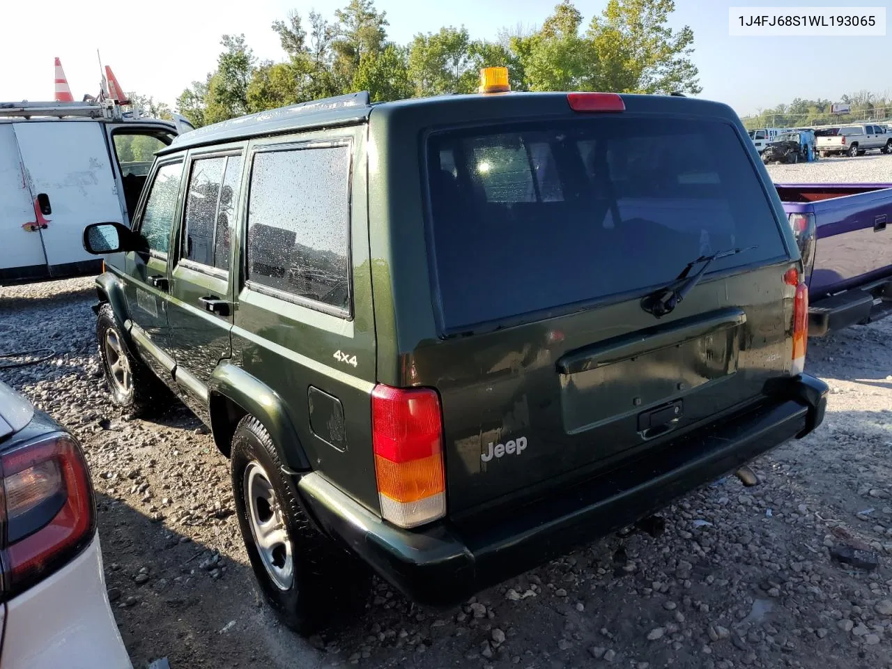 1998 Jeep Cherokee Sport VIN: 1J4FJ68S1WL193065 Lot: 70054374