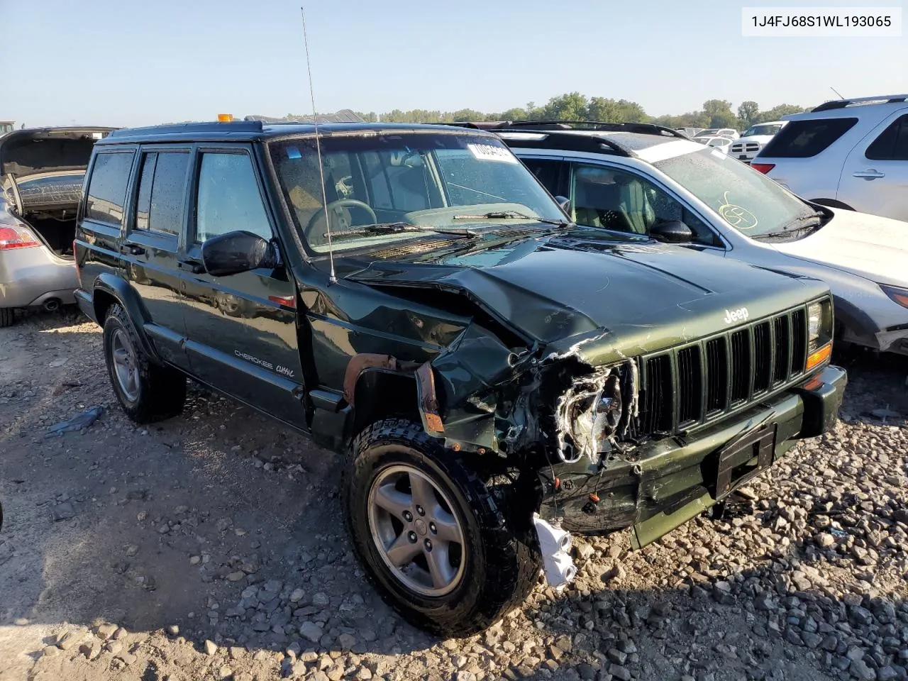 1998 Jeep Cherokee Sport VIN: 1J4FJ68S1WL193065 Lot: 70054374