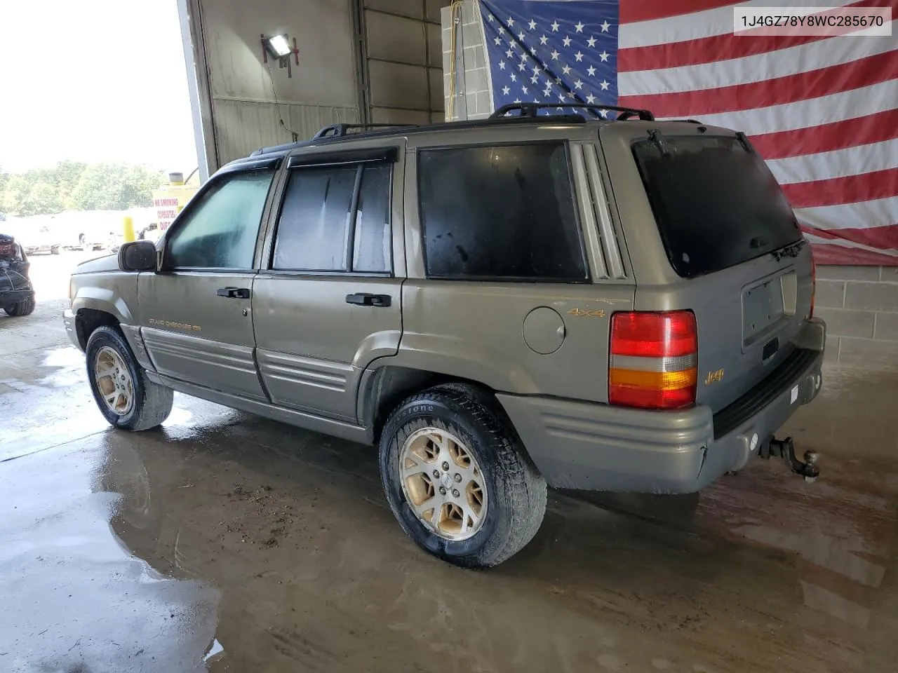 1998 Jeep Grand Cherokee Limited VIN: 1J4GZ78Y8WC285670 Lot: 70213044