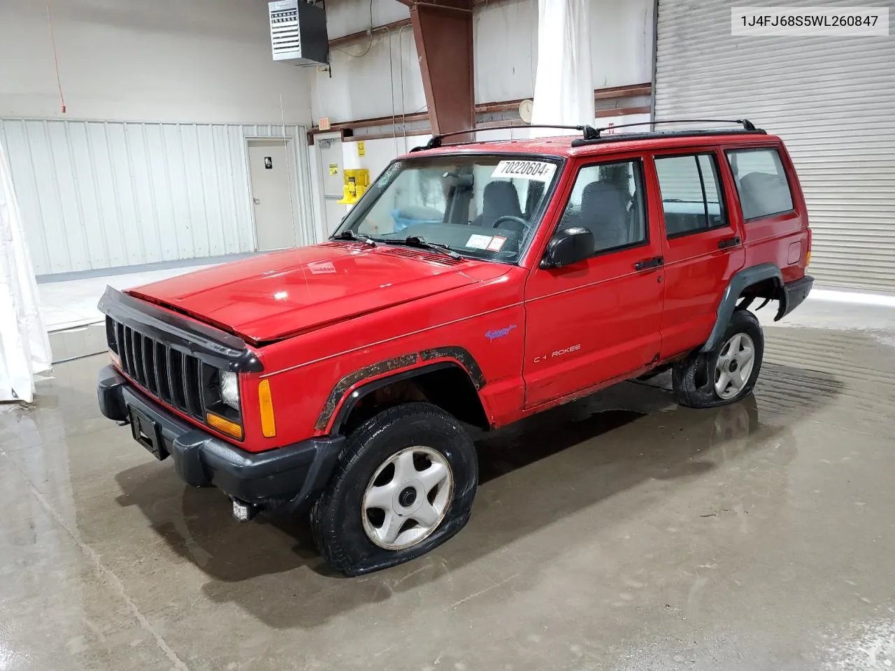 1998 Jeep Cherokee Sport VIN: 1J4FJ68S5WL260847 Lot: 70220604