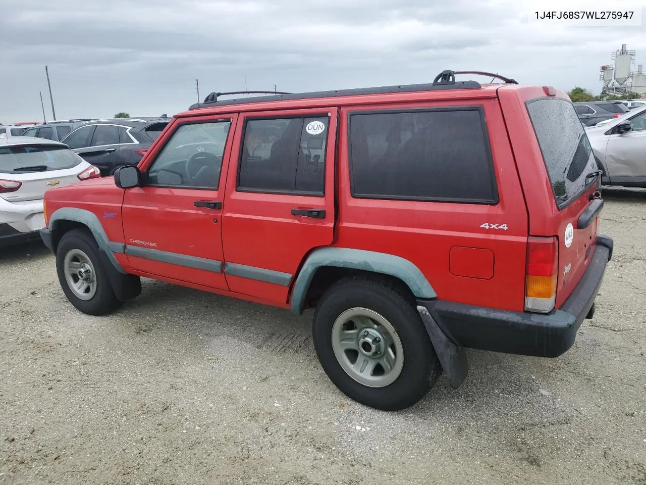 1J4FJ68S7WL275947 1998 Jeep Cherokee Sport