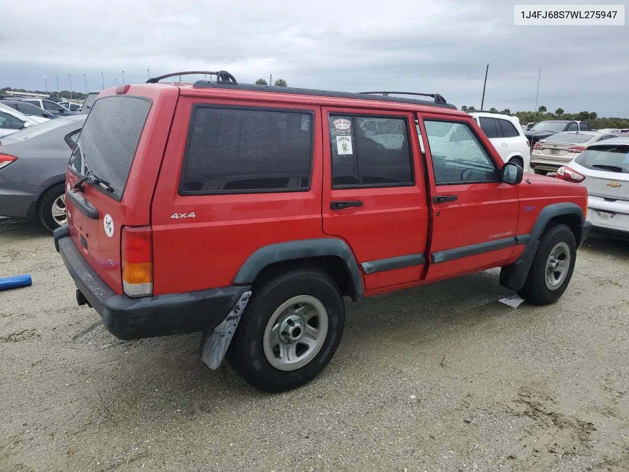 1998 Jeep Cherokee Sport VIN: 1J4FJ68S7WL275947 Lot: 74333874