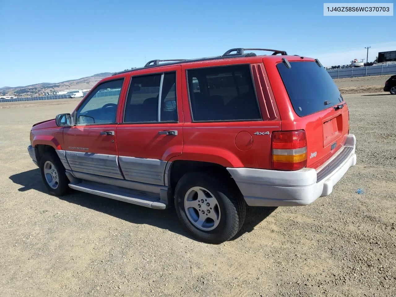 1998 Jeep Grand Cherokee Laredo VIN: 1J4GZ58S6WC370703 Lot: 79691604