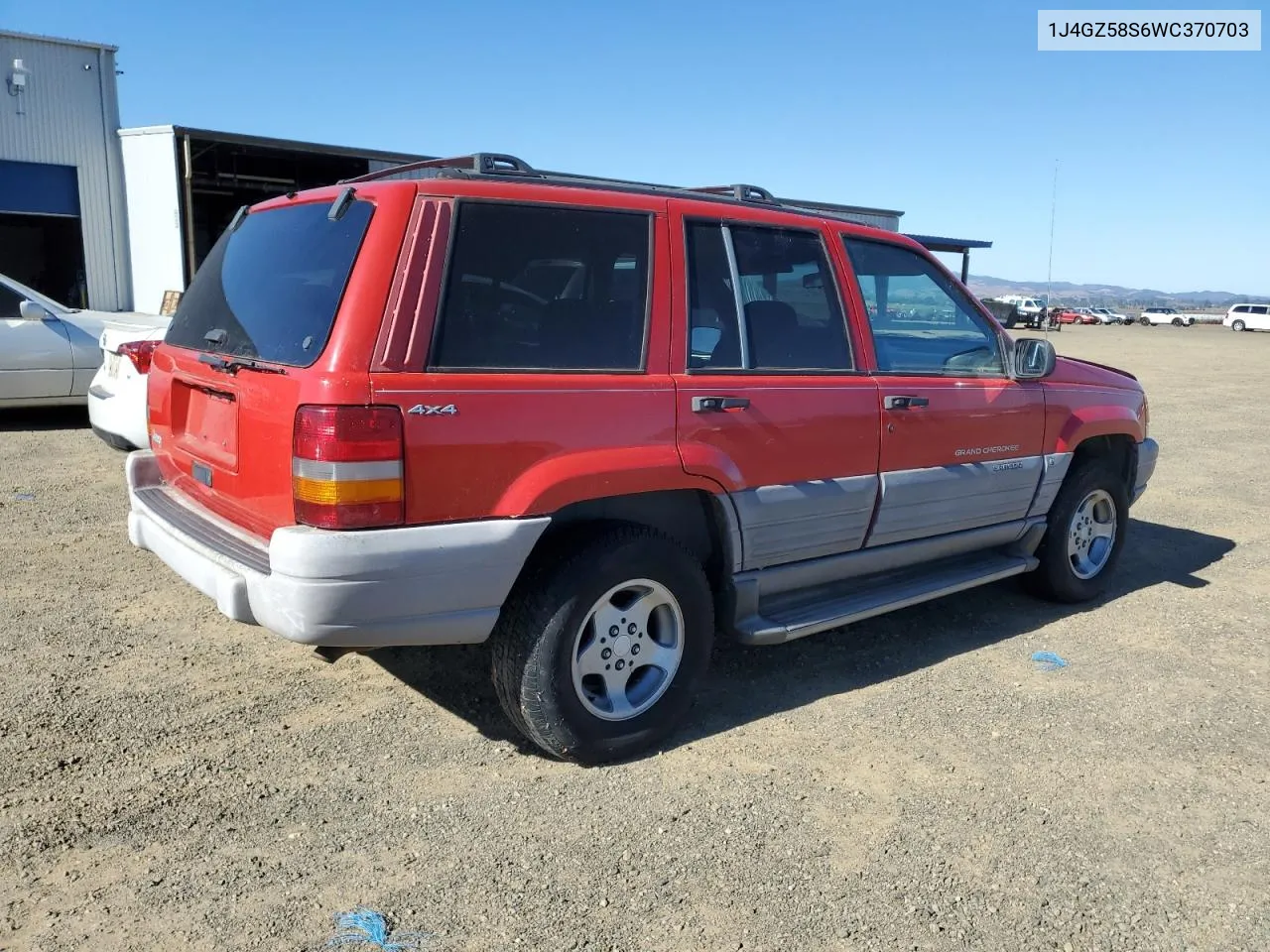 1998 Jeep Grand Cherokee Laredo VIN: 1J4GZ58S6WC370703 Lot: 79691604