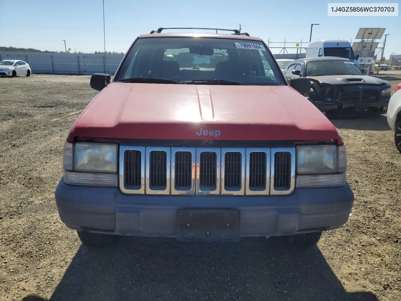 1998 Jeep Grand Cherokee Laredo VIN: 1J4GZ58S6WC370703 Lot: 79691604