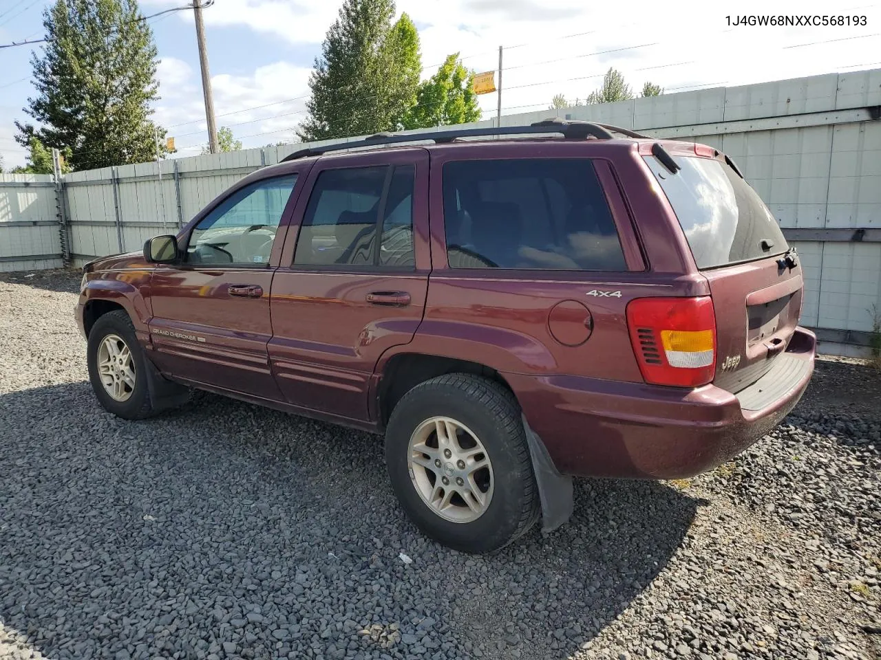 1999 Jeep Grand Cherokee Limited VIN: 1J4GW68NXXC568193 Lot: 66126104