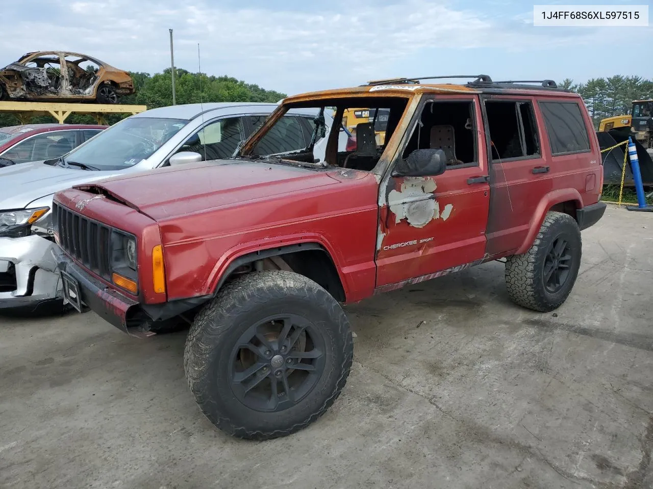 1999 Jeep Cherokee Sport VIN: 1J4FF68S6XL597515 Lot: 67025904