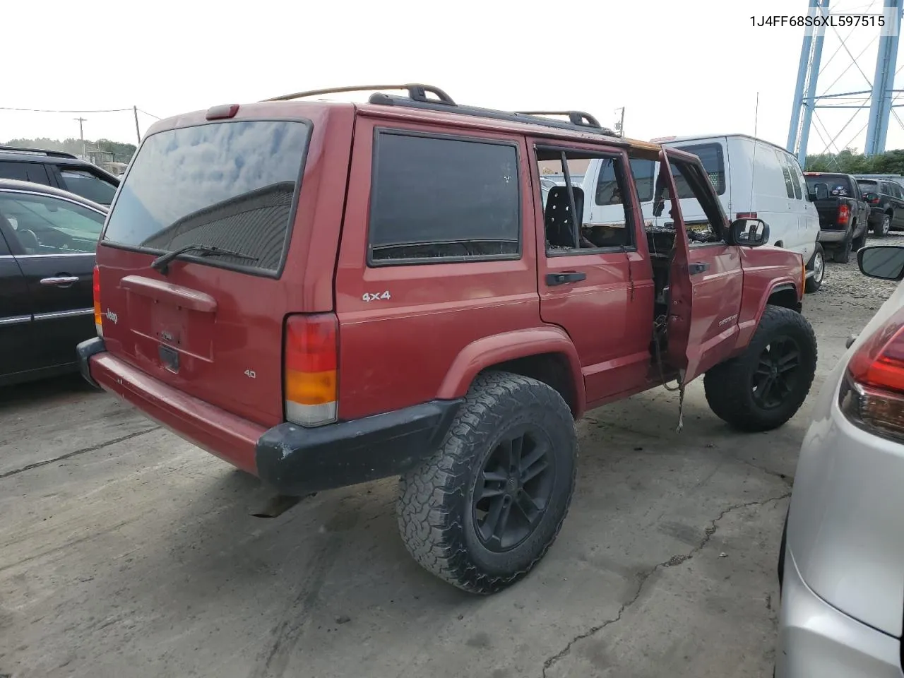 1999 Jeep Cherokee Sport VIN: 1J4FF68S6XL597515 Lot: 67025904