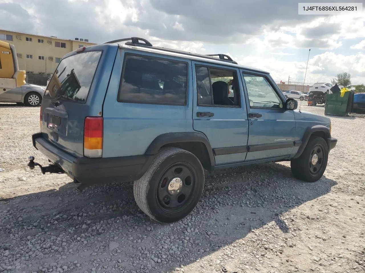 1999 Jeep Cherokee Sport VIN: 1J4FT68S6XL564281 Lot: 72193874