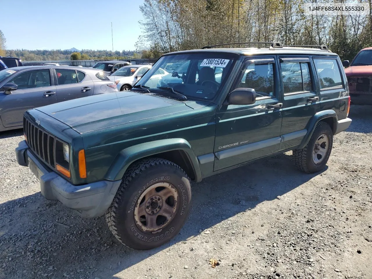 1J4FF68S4XL555330 1999 Jeep Cherokee Sport