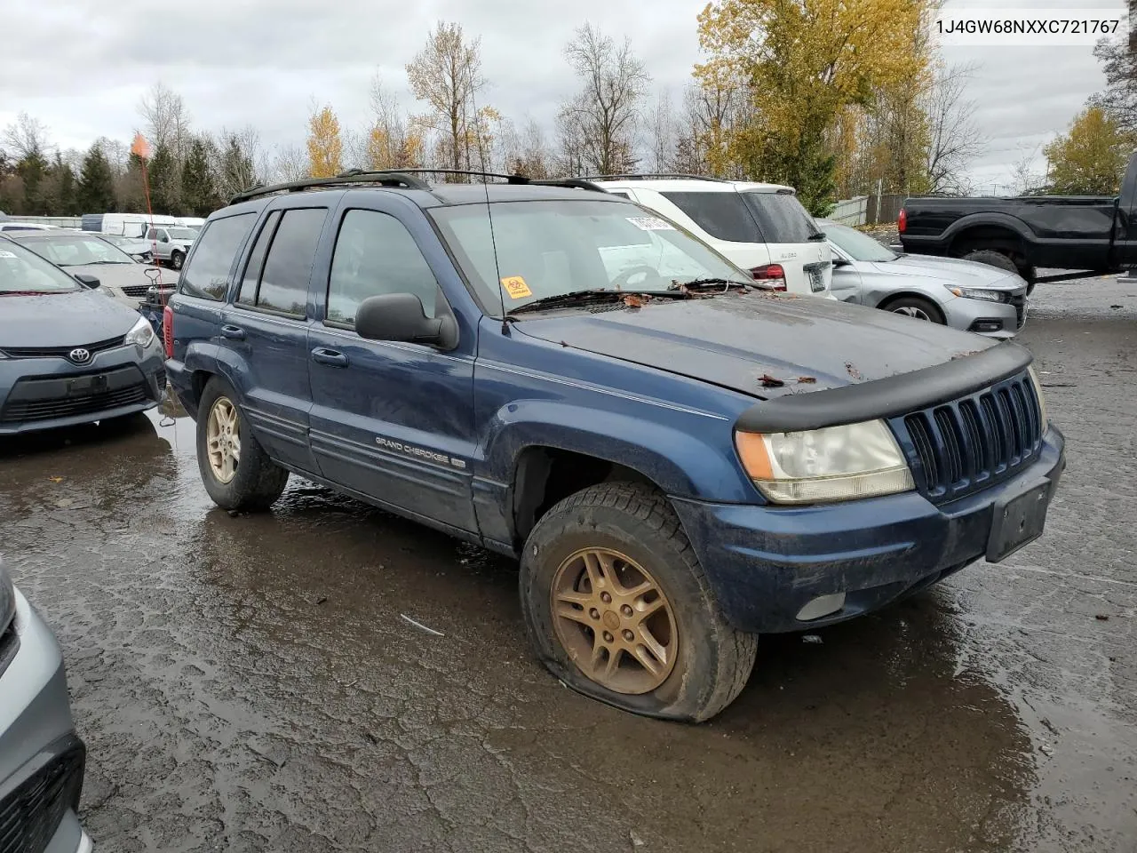 1J4GW68NXXC721767 1999 Jeep Grand Cherokee Limited