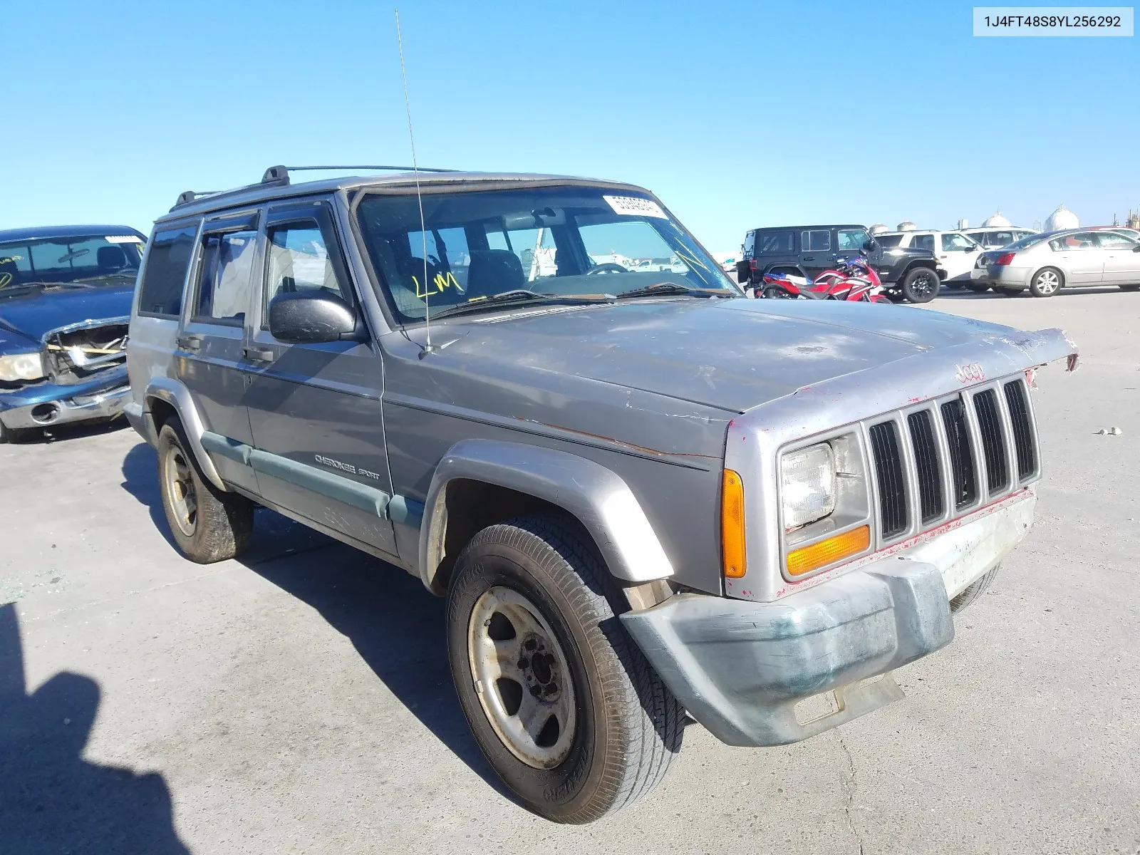 2000 Jeep Cherokee Sport VIN: 1J4FT48S8YL256292 Lot: 50108164