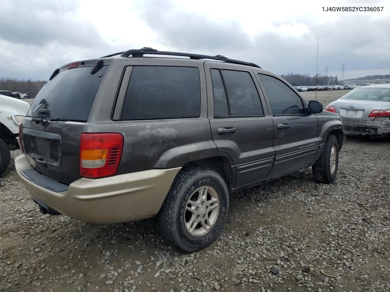 2000 Jeep Grand Cherokee Limited VIN: 1J4GW58S2YC336057 Lot: 62738464