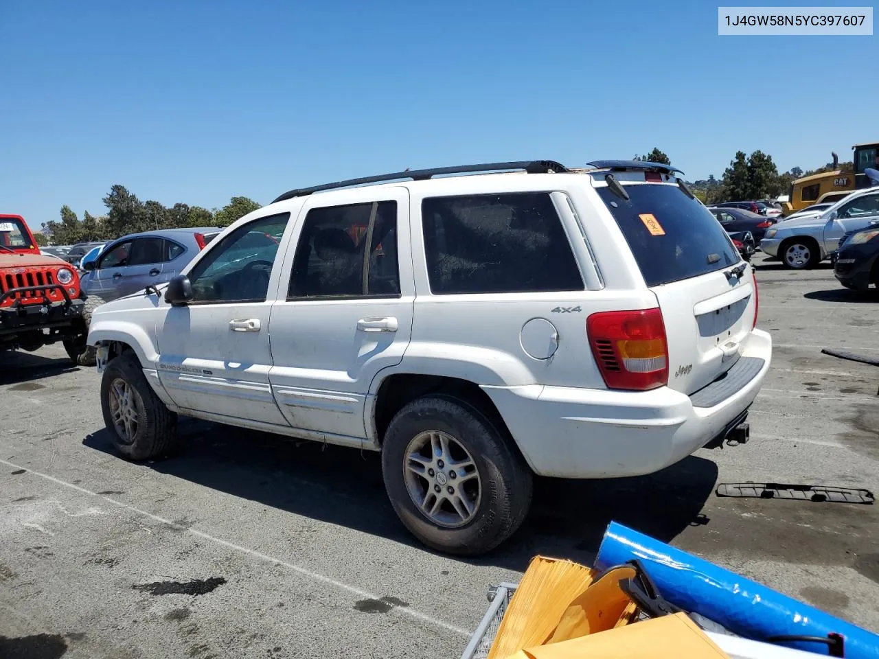 2000 Jeep Grand Cherokee Limited VIN: 1J4GW58N5YC397607 Lot: 63562984