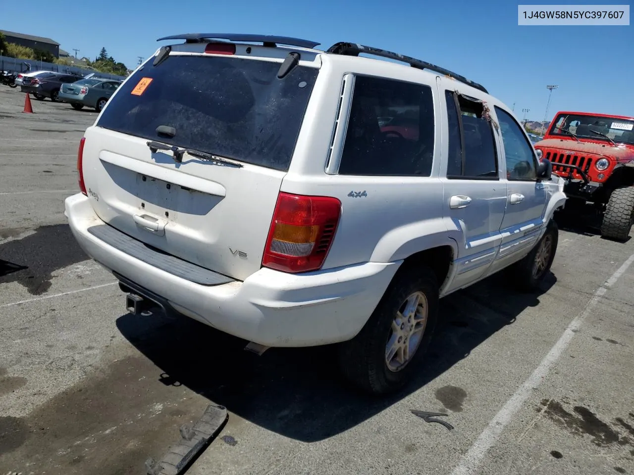 2000 Jeep Grand Cherokee Limited VIN: 1J4GW58N5YC397607 Lot: 63562984