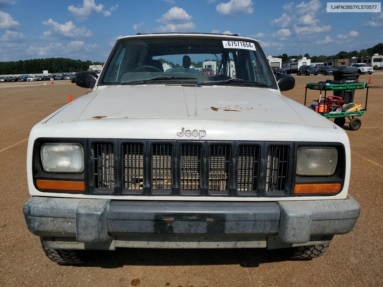 2000 Jeep Cherokee Se VIN: 1J4FN28S7YL570577 Lot: 67571654