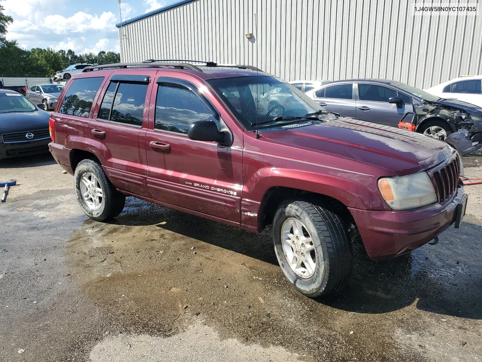 2000 Jeep Grand Cherokee Limited VIN: 1J4GW58N0YC107435 Lot: 67653774