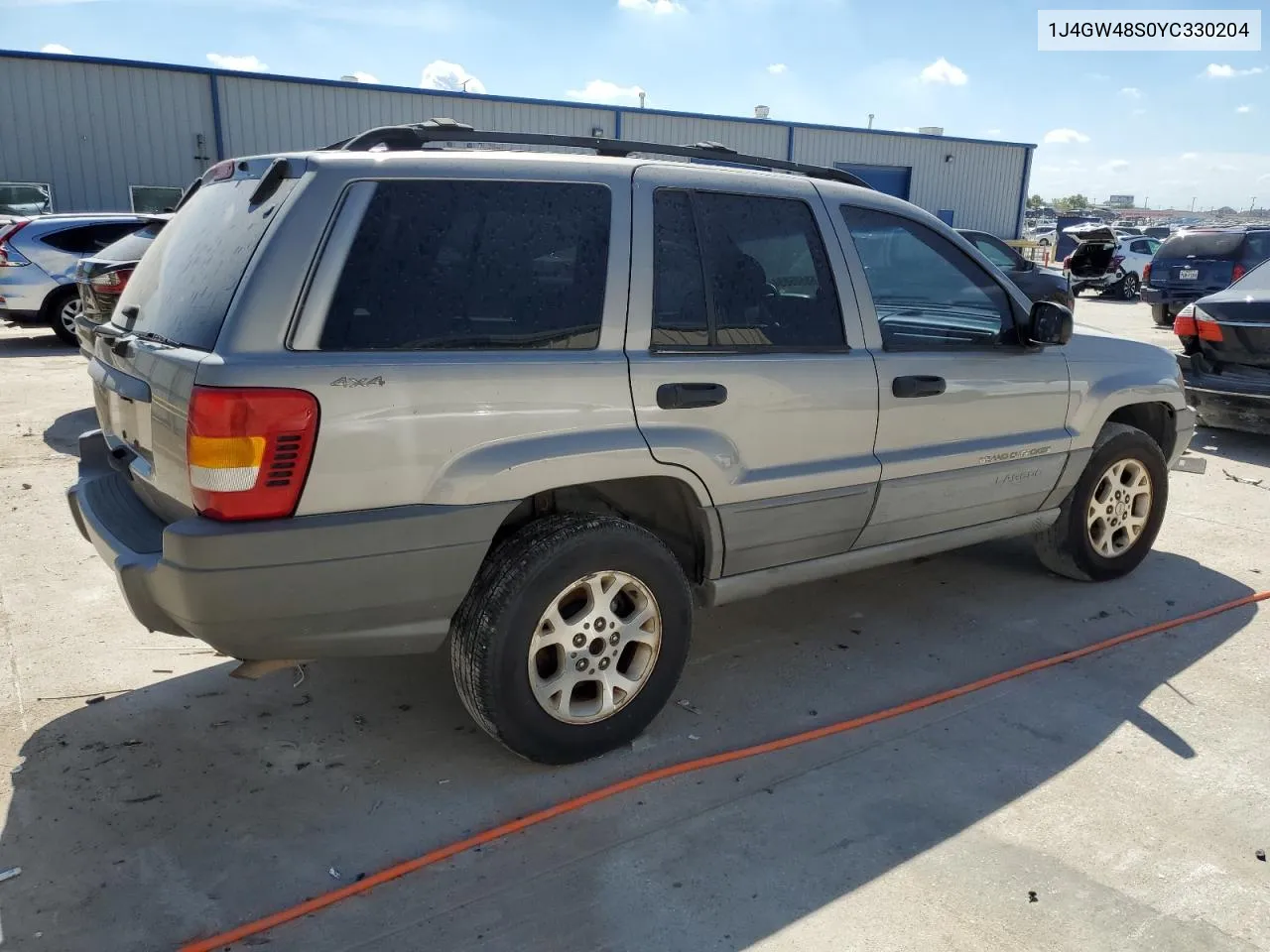 2000 Jeep Grand Cherokee Laredo VIN: 1J4GW48S0YC330204 Lot: 68526034