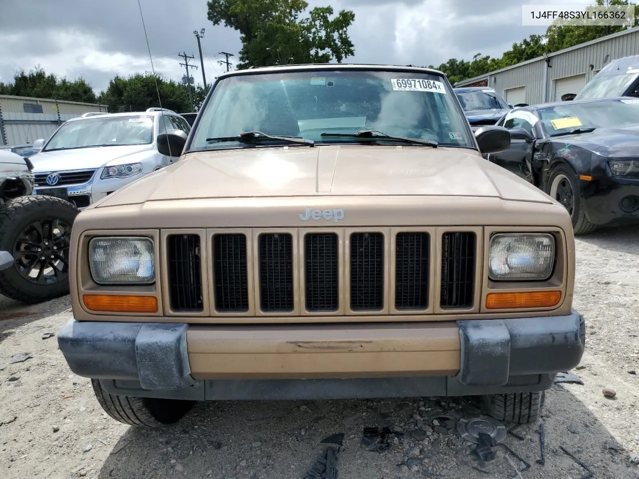 2000 Jeep Cherokee Sport VIN: 1J4FF48S3YL166362 Lot: 69971084