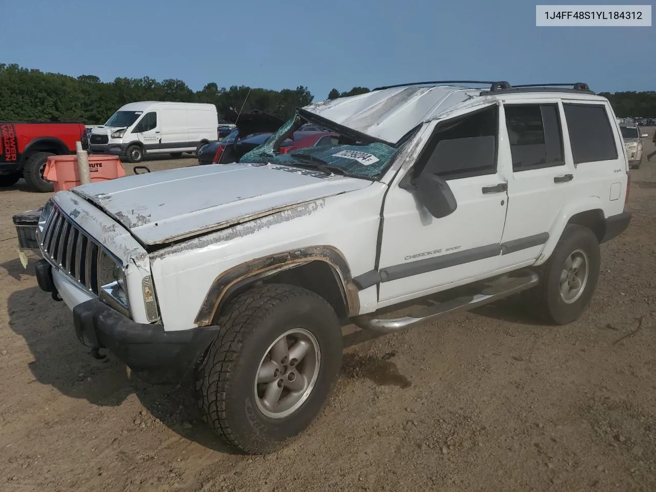 2000 Jeep Cherokee Sport VIN: 1J4FF48S1YL184312 Lot: 70299204