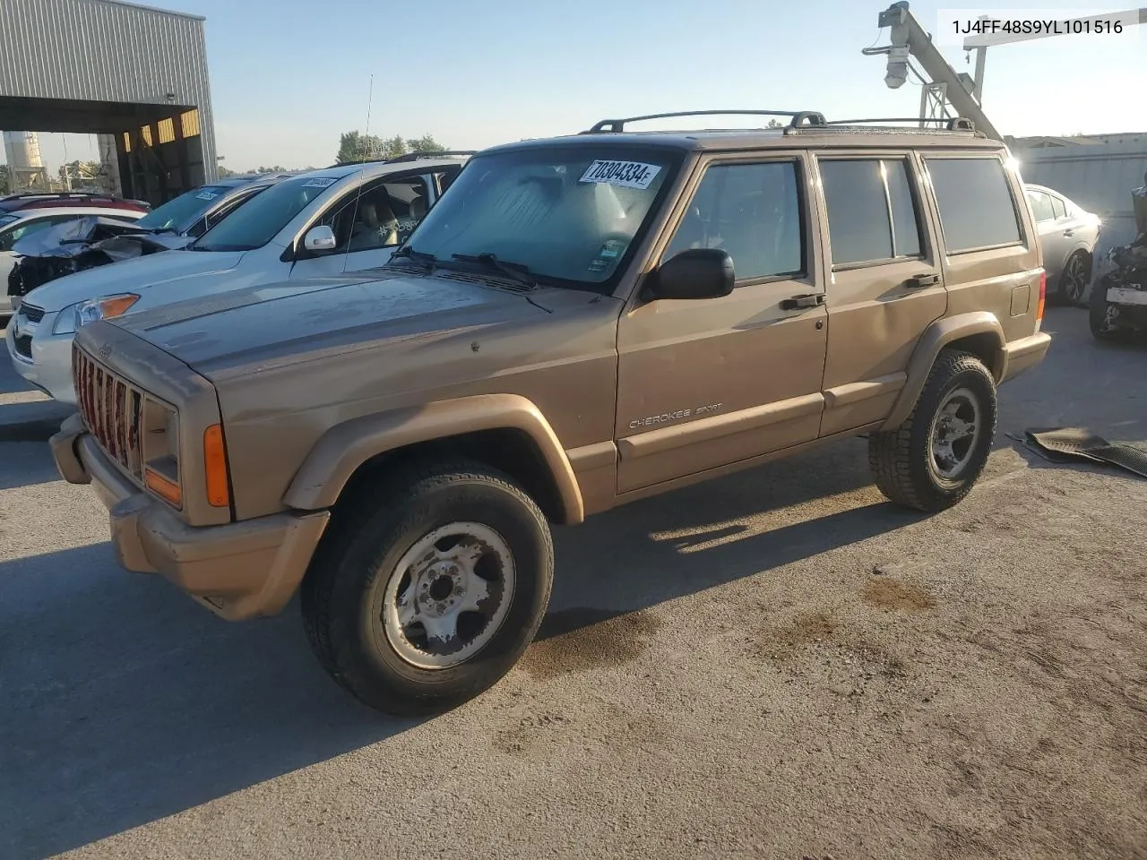 2000 Jeep Cherokee Sport VIN: 1J4FF48S9YL101516 Lot: 70304334