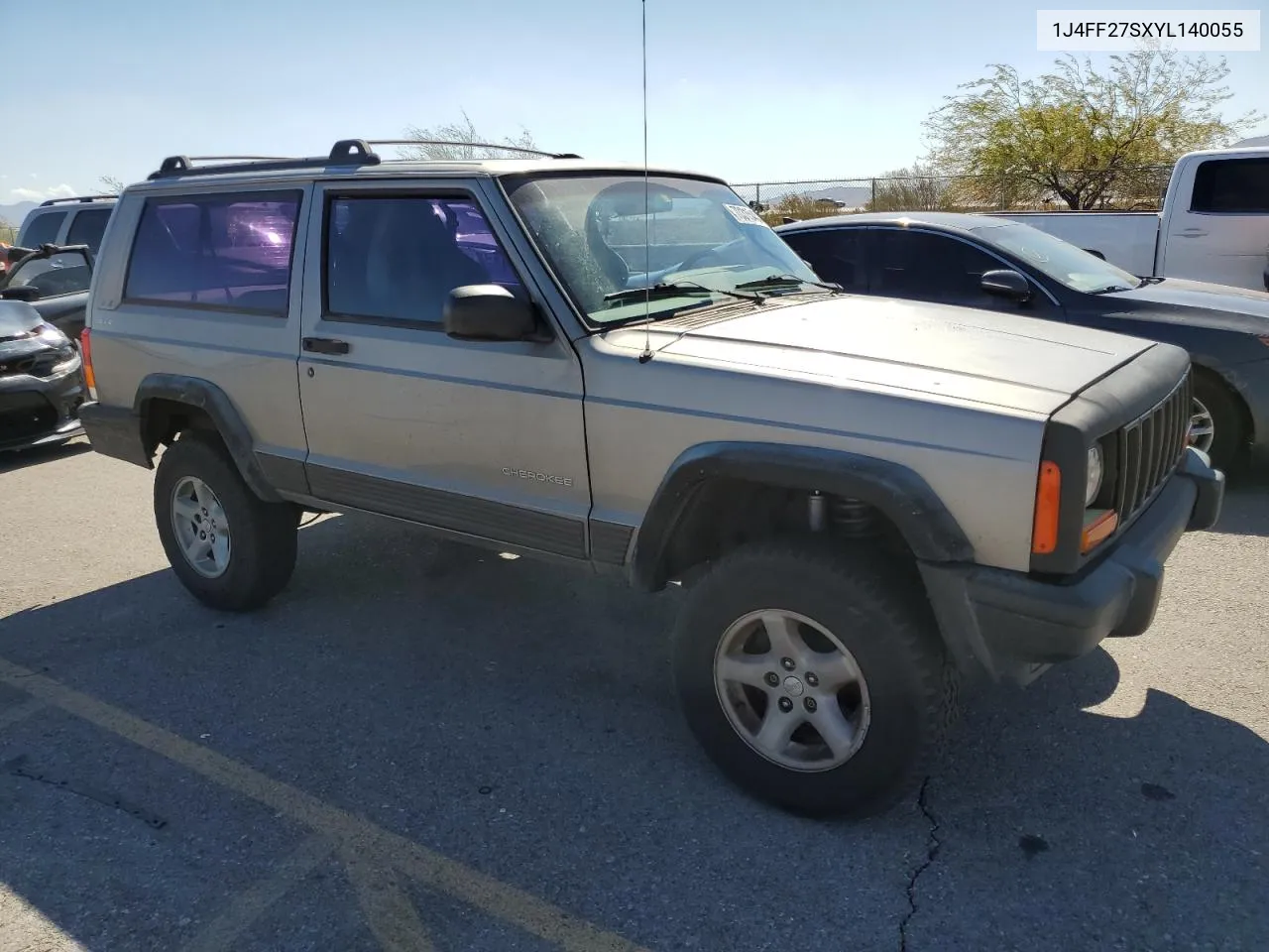 2000 Jeep Cherokee Se VIN: 1J4FF27SXYL140055 Lot: 70315454