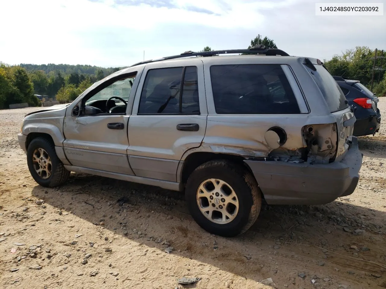 2000 Jeep Grand Cherokee Laredo VIN: 1J4G248S0YC203092 Lot: 70708574