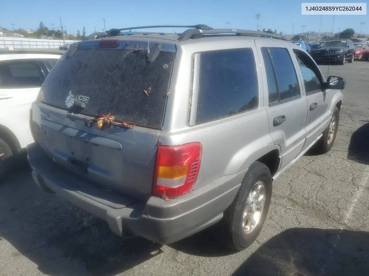 2000 Jeep Grand Cherokee Laredo VIN: 1J4G248S9YC262044 Lot: 71008584