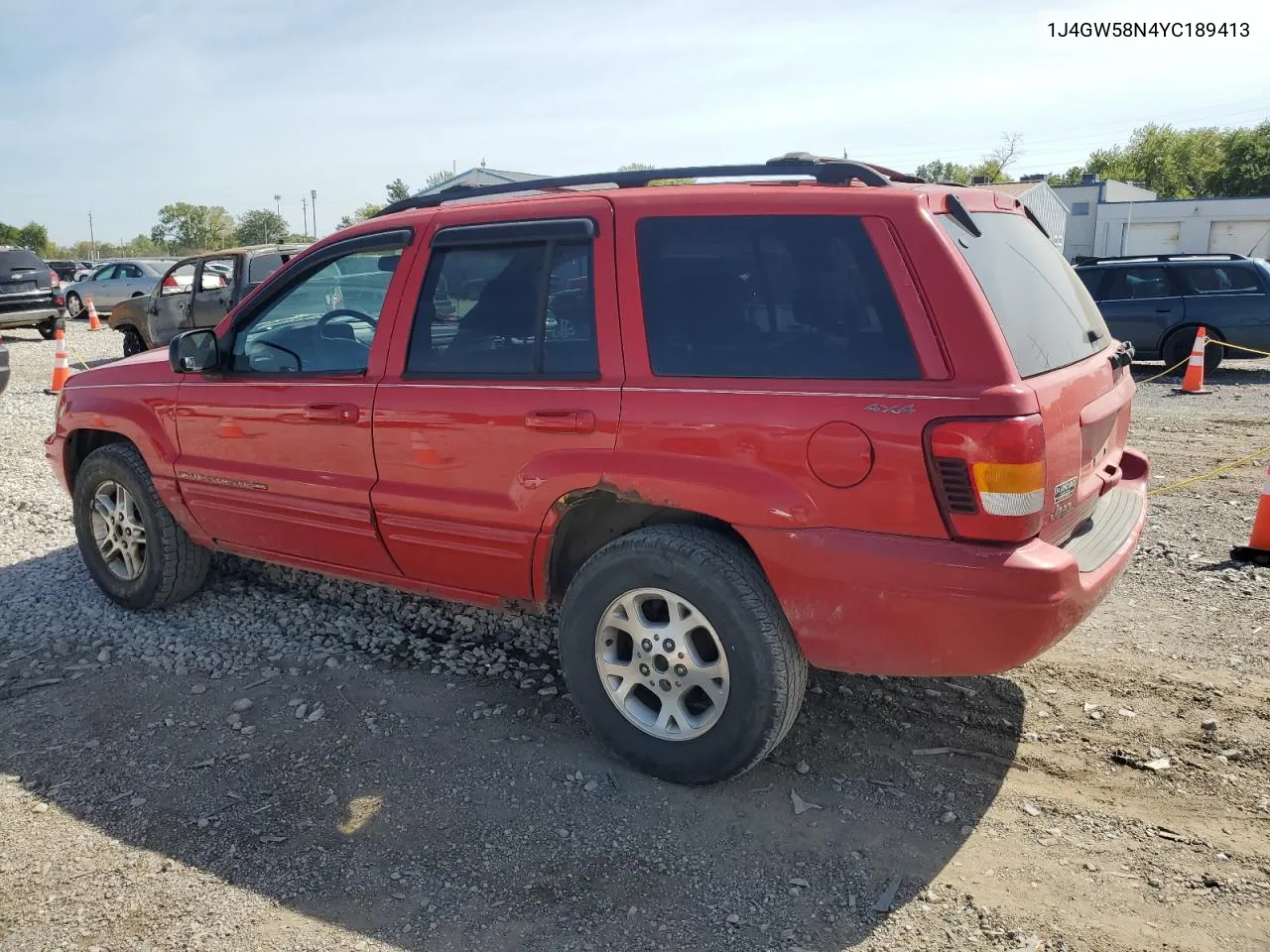 2000 Jeep Grand Cherokee Limited VIN: 1J4GW58N4YC189413 Lot: 71485124