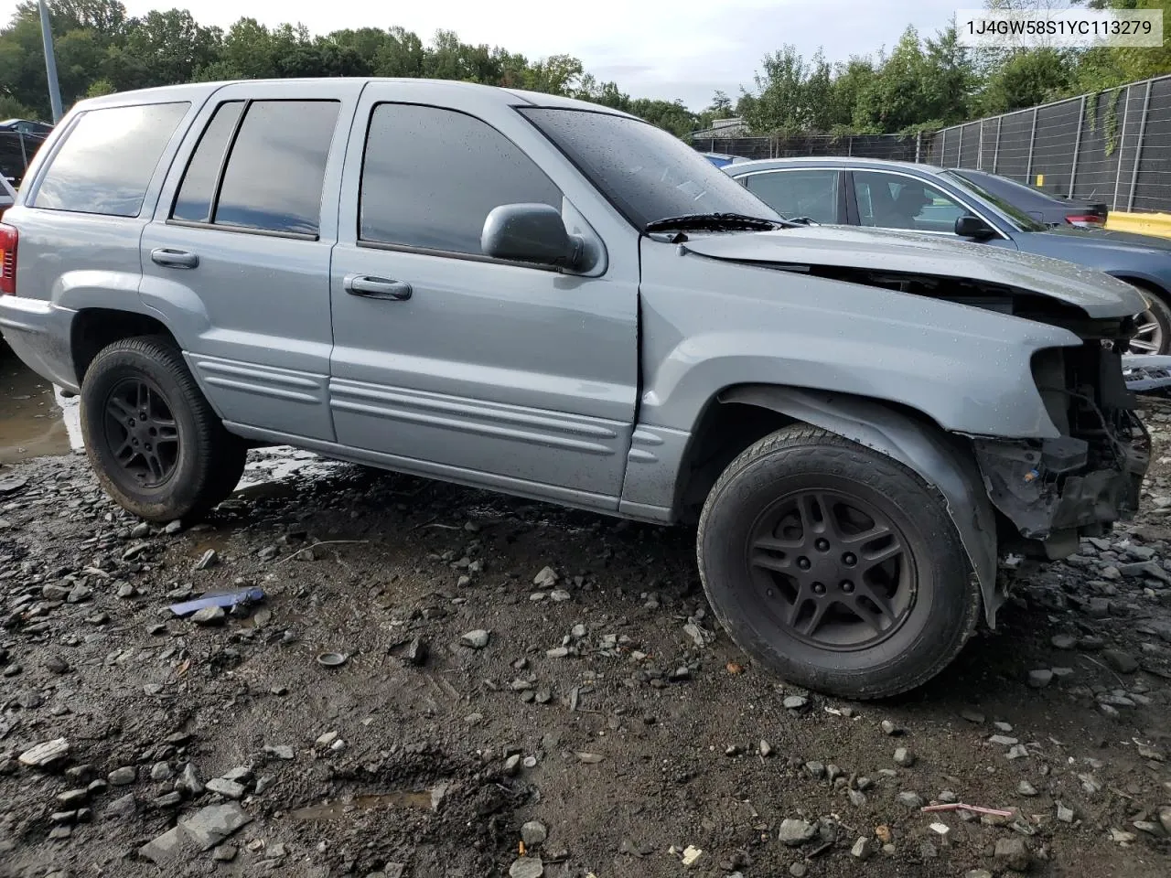 2000 Jeep Grand Cherokee Limited VIN: 1J4GW58S1YC113279 Lot: 72092904