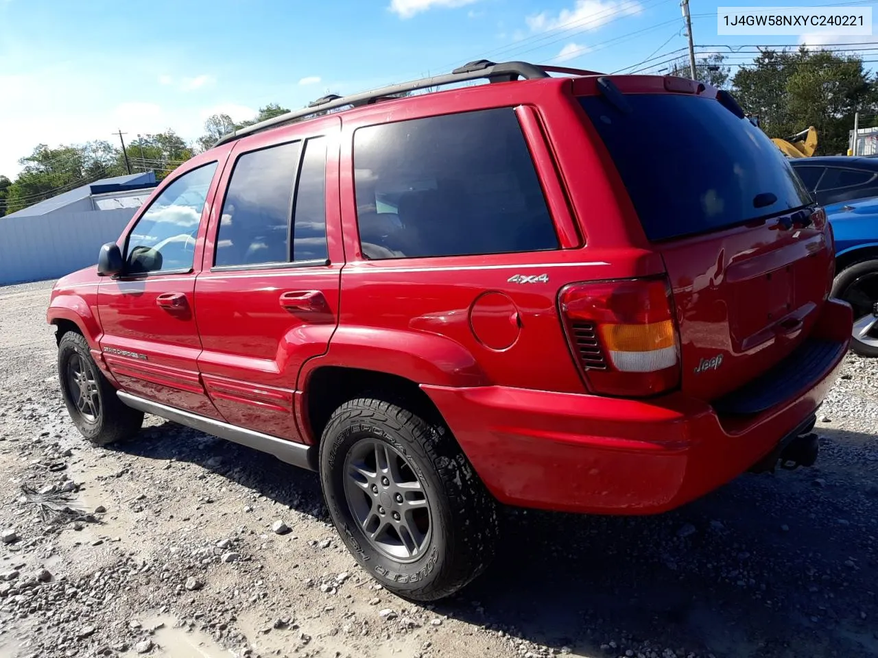 2000 Jeep Grand Cherokee Limited VIN: 1J4GW58NXYC240221 Lot: 72413704