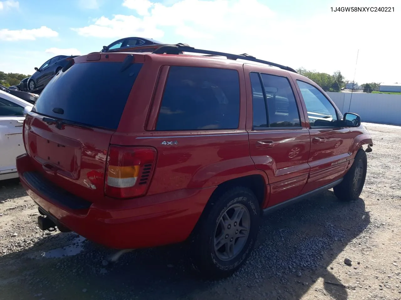 2000 Jeep Grand Cherokee Limited VIN: 1J4GW58NXYC240221 Lot: 72413704