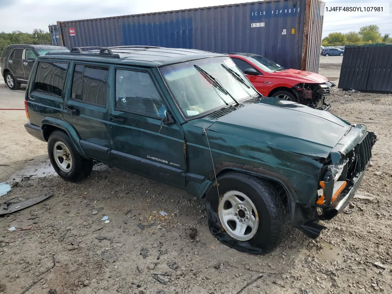 1J4FF48S0YL107981 2000 Jeep Cherokee Sport