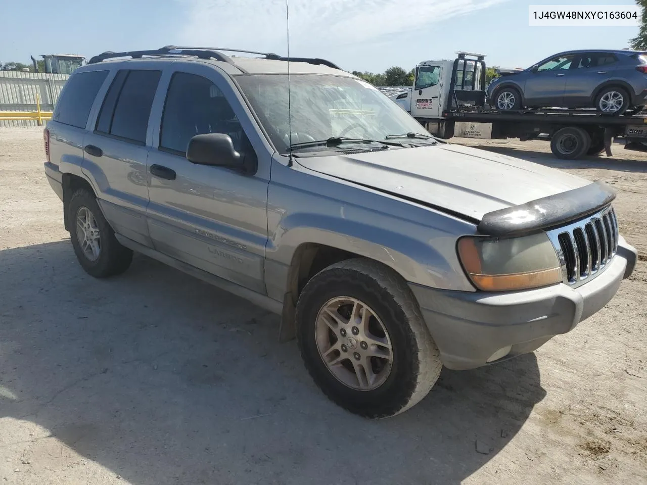 2000 Jeep Grand Cherokee Laredo VIN: 1J4GW48NXYC163604 Lot: 74351754