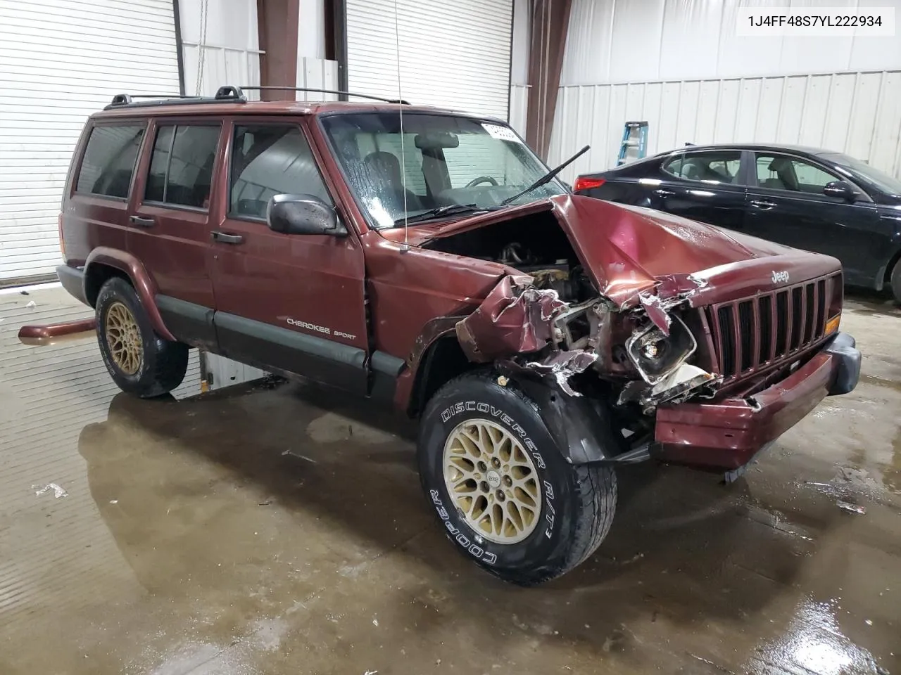 2000 Jeep Cherokee Sport VIN: 1J4FF48S7YL222934 Lot: 74905094