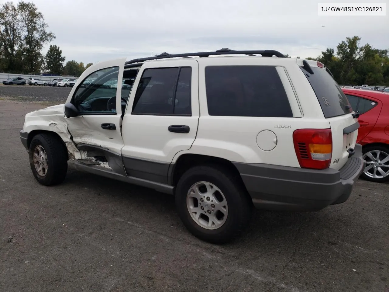 2000 Jeep Grand Cherokee Laredo VIN: 1J4GW48S1YC126821 Lot: 75514784