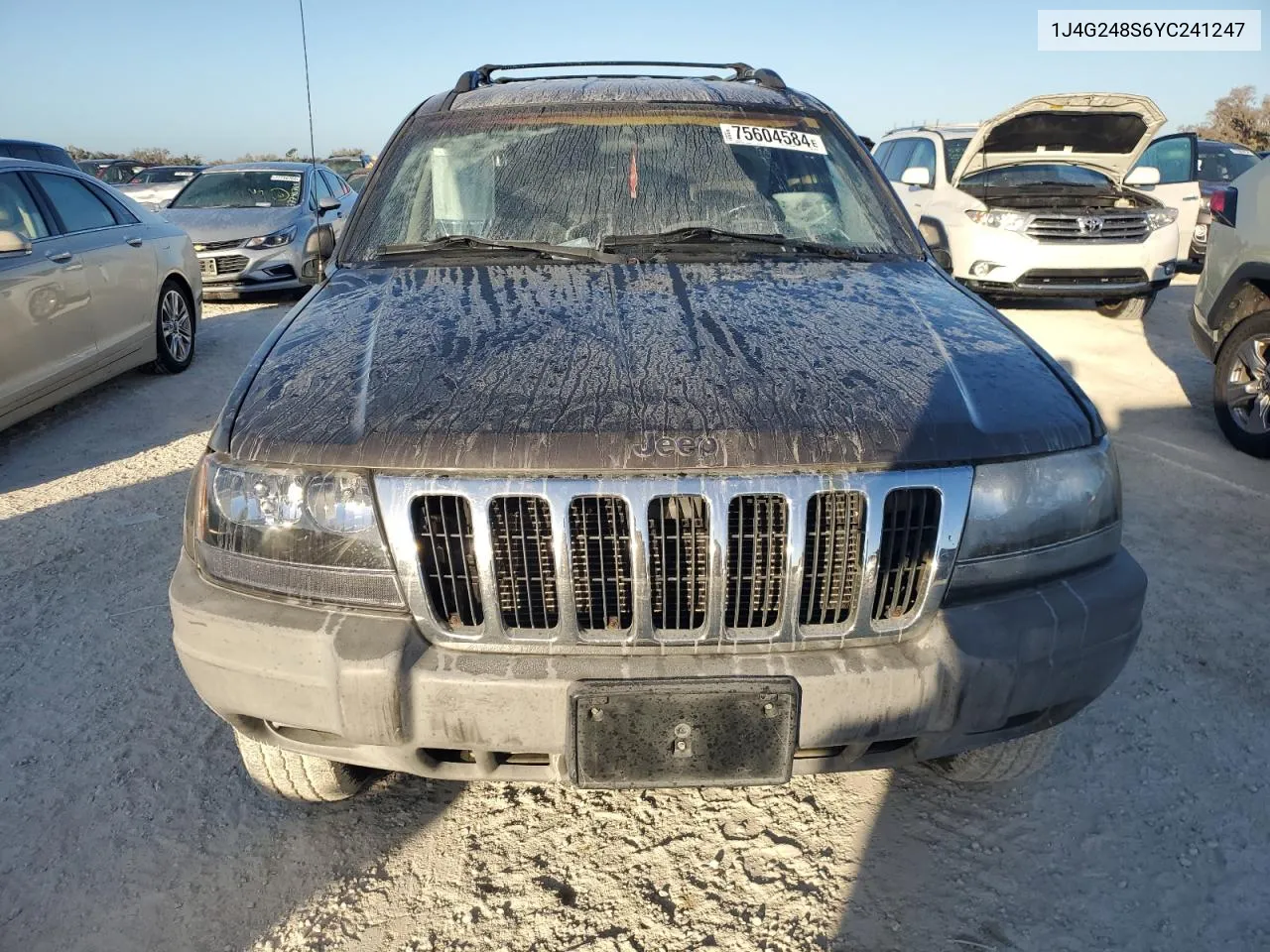 2000 Jeep Grand Cherokee Laredo VIN: 1J4G248S6YC241247 Lot: 75604584