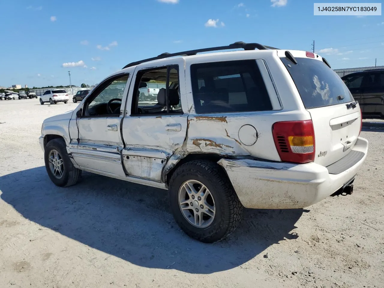 2000 Jeep Grand Cherokee Limited VIN: 1J4G258N7YC183049 Lot: 76153294