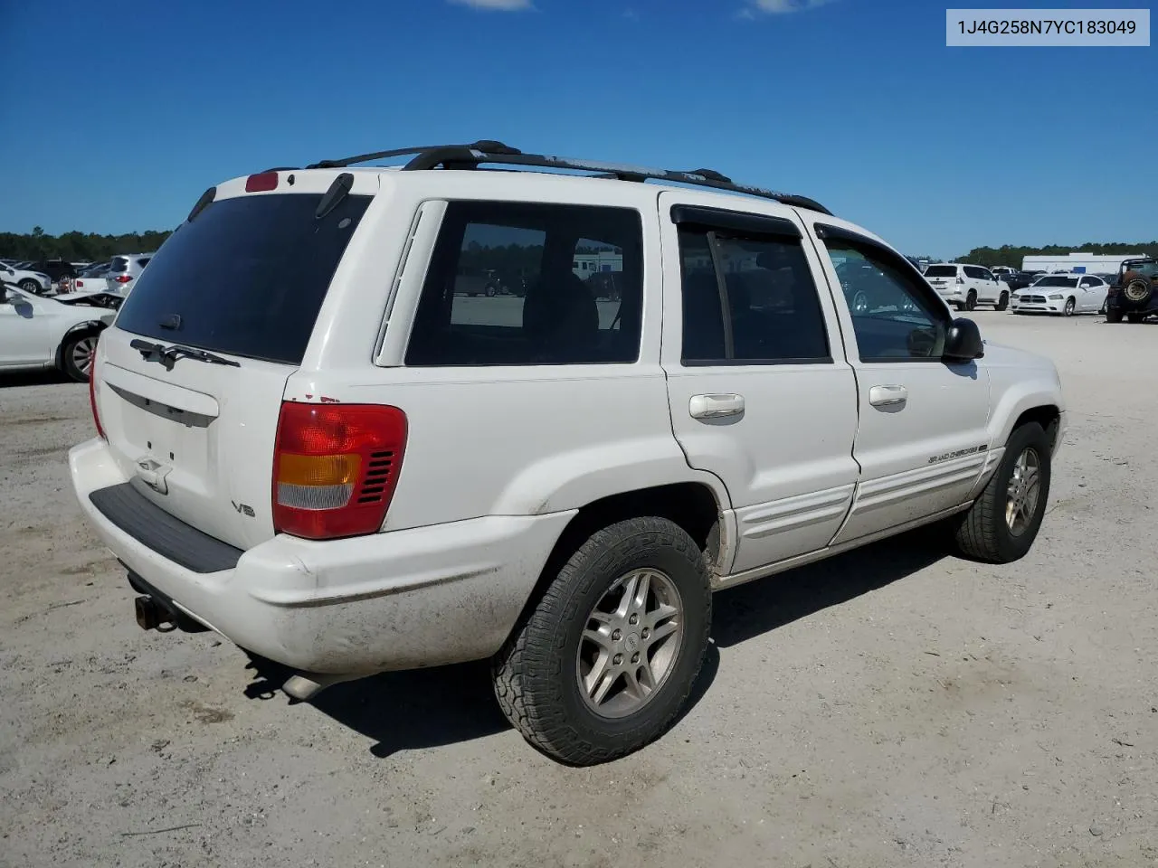 2000 Jeep Grand Cherokee Limited VIN: 1J4G258N7YC183049 Lot: 76153294