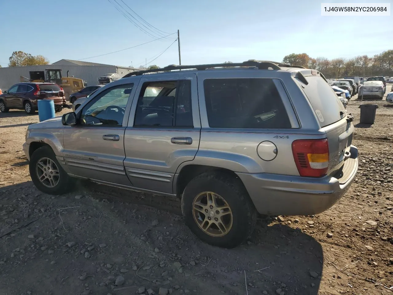 2000 Jeep Grand Cherokee Limited VIN: 1J4GW58N2YC206984 Lot: 76536534