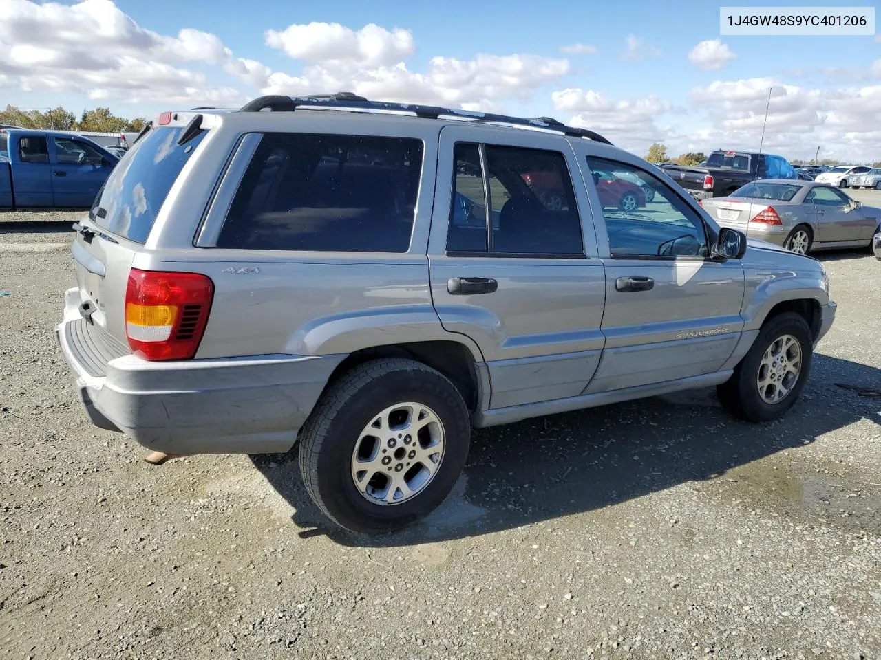 2000 Jeep Grand Cherokee Laredo VIN: 1J4GW48S9YC401206 Lot: 78616524