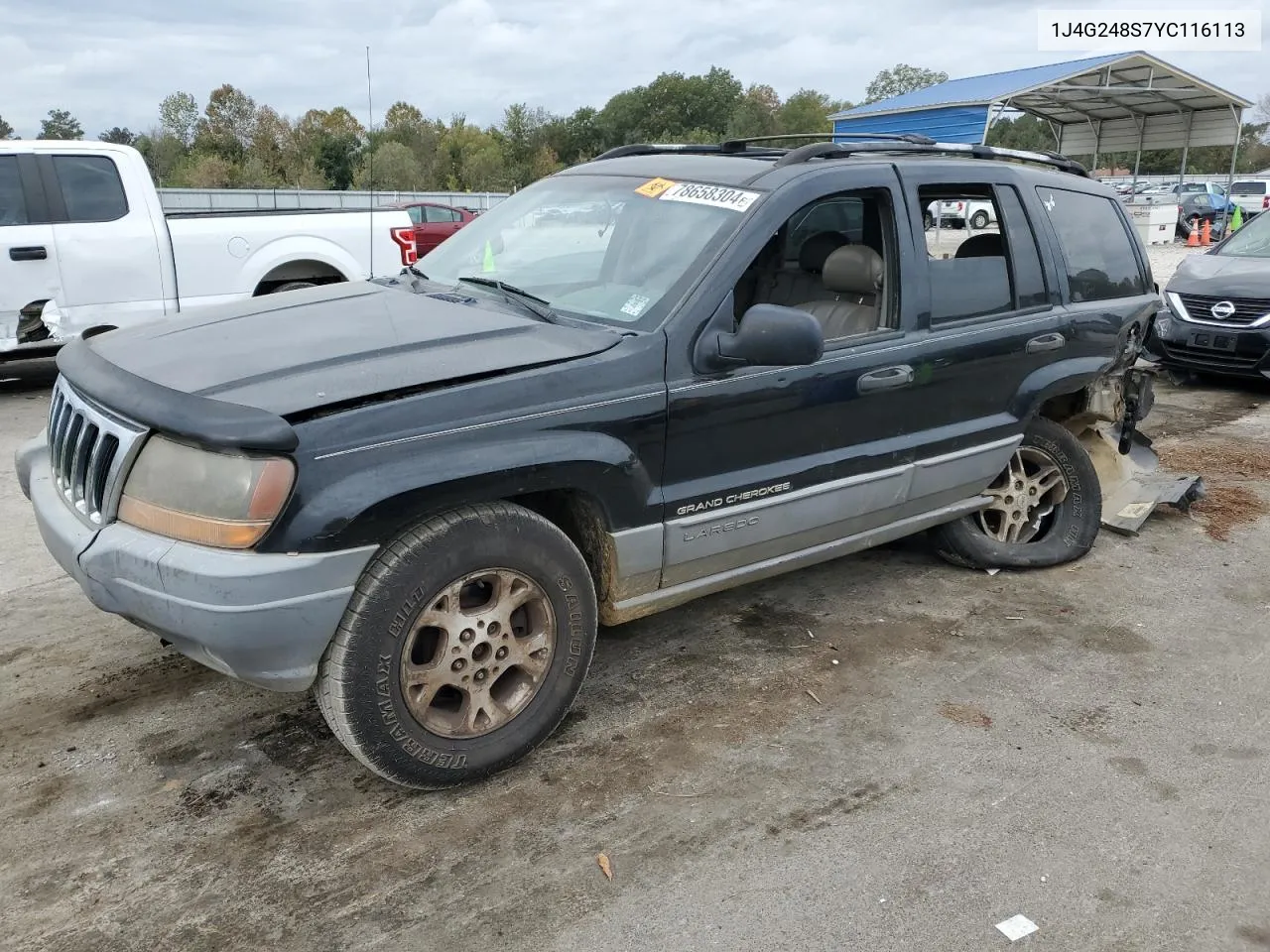 2000 Jeep Grand Cherokee Laredo VIN: 1J4G248S7YC116113 Lot: 78658304