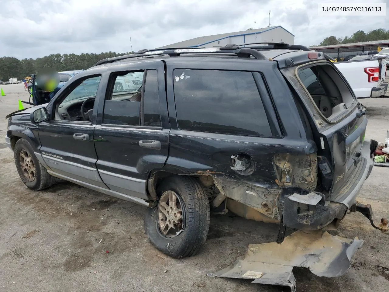 2000 Jeep Grand Cherokee Laredo VIN: 1J4G248S7YC116113 Lot: 78658304