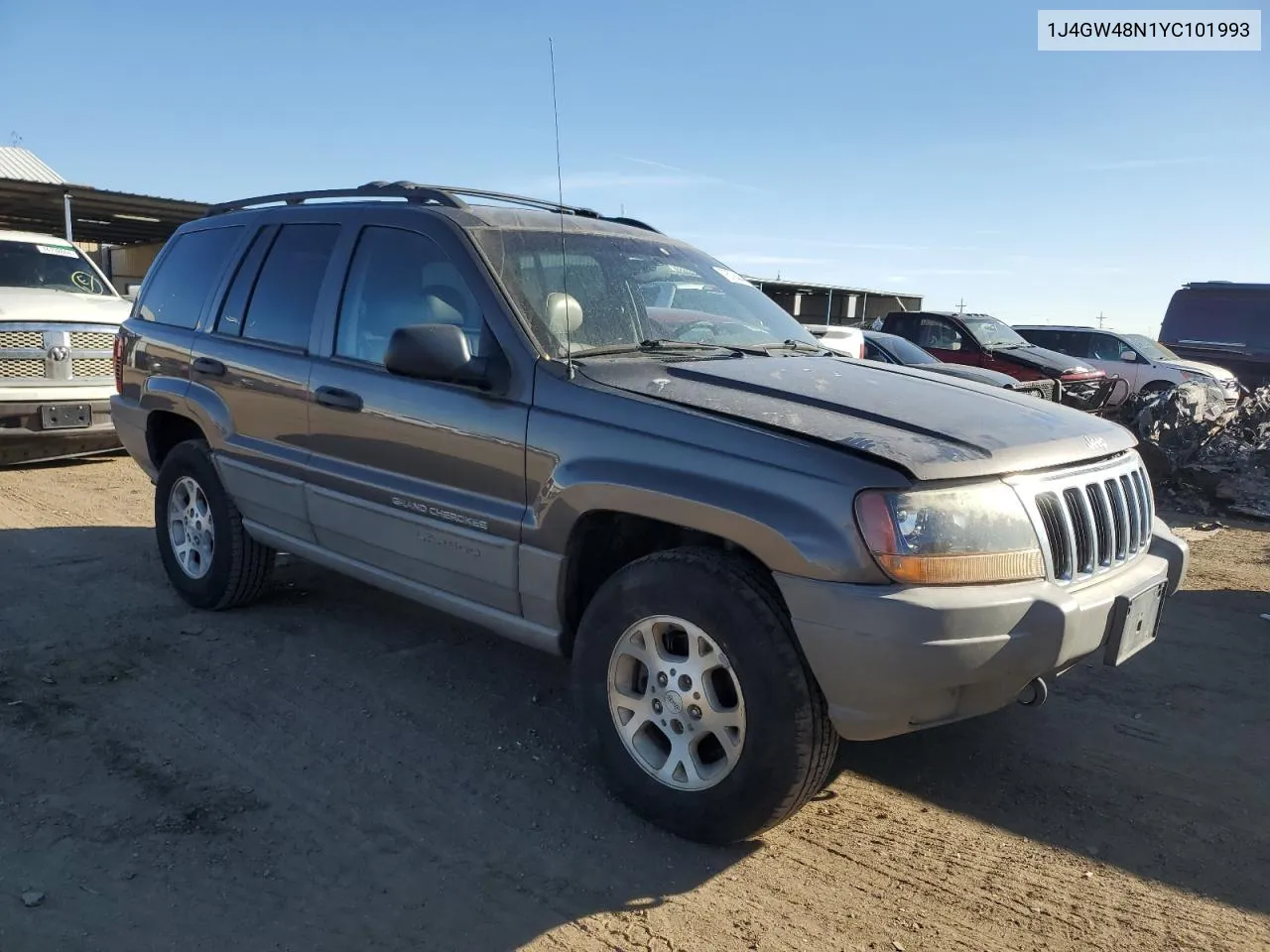 2000 Jeep Grand Cherokee Laredo VIN: 1J4GW48N1YC101993 Lot: 78794444